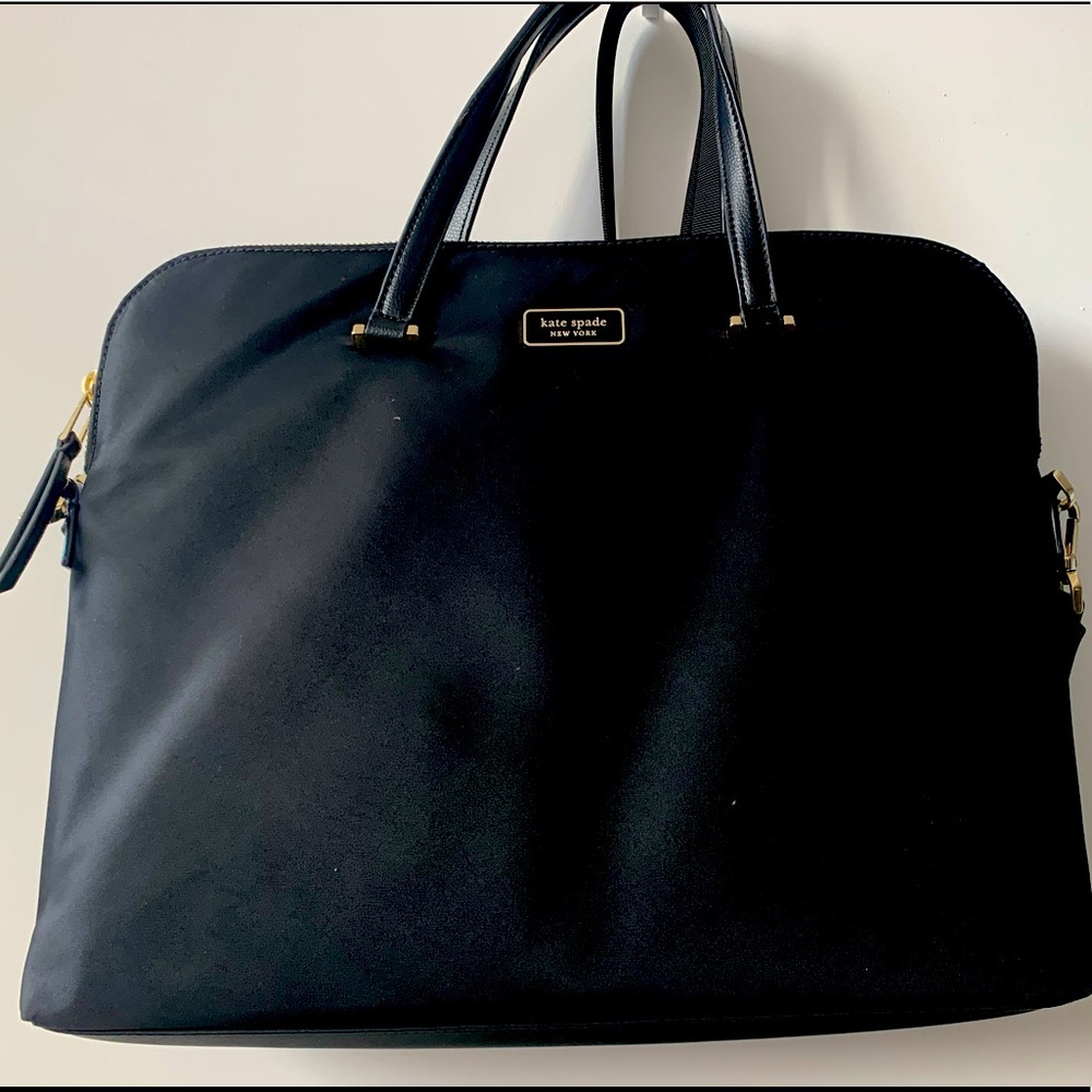 Black Kate Spade computer bag in great condition.